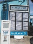 Alekos 2 Go About Us menu order